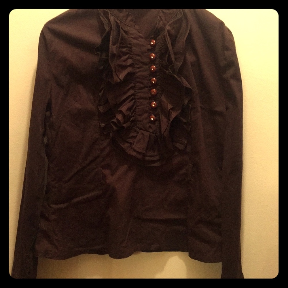 A collection brown blouse.